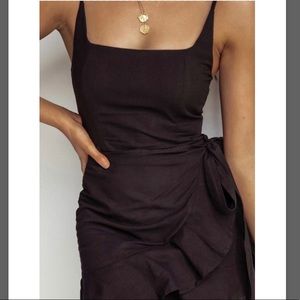 PRINCESS POLLY LOVE LANE BLACK MINI